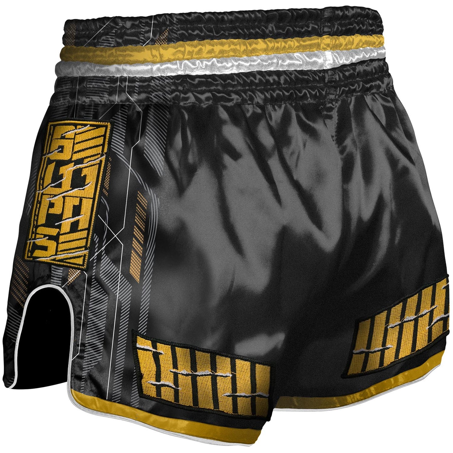 8 WEAPONS - MUAY THAI SHORTS, SAMURAI 2.0, GOLD