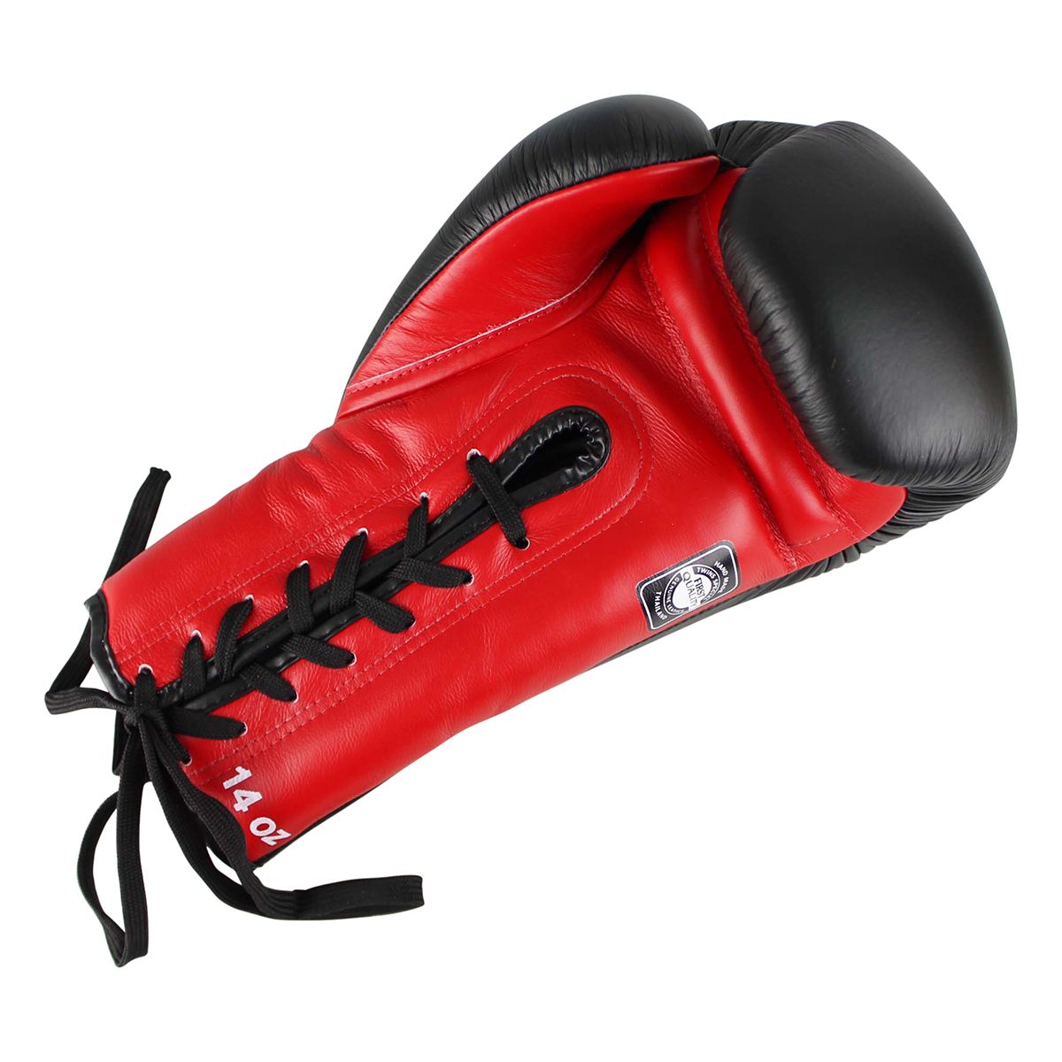 TWINS -  BOXHANDSCHUHE BGLL 1 LEDER ROT SCHWARZ