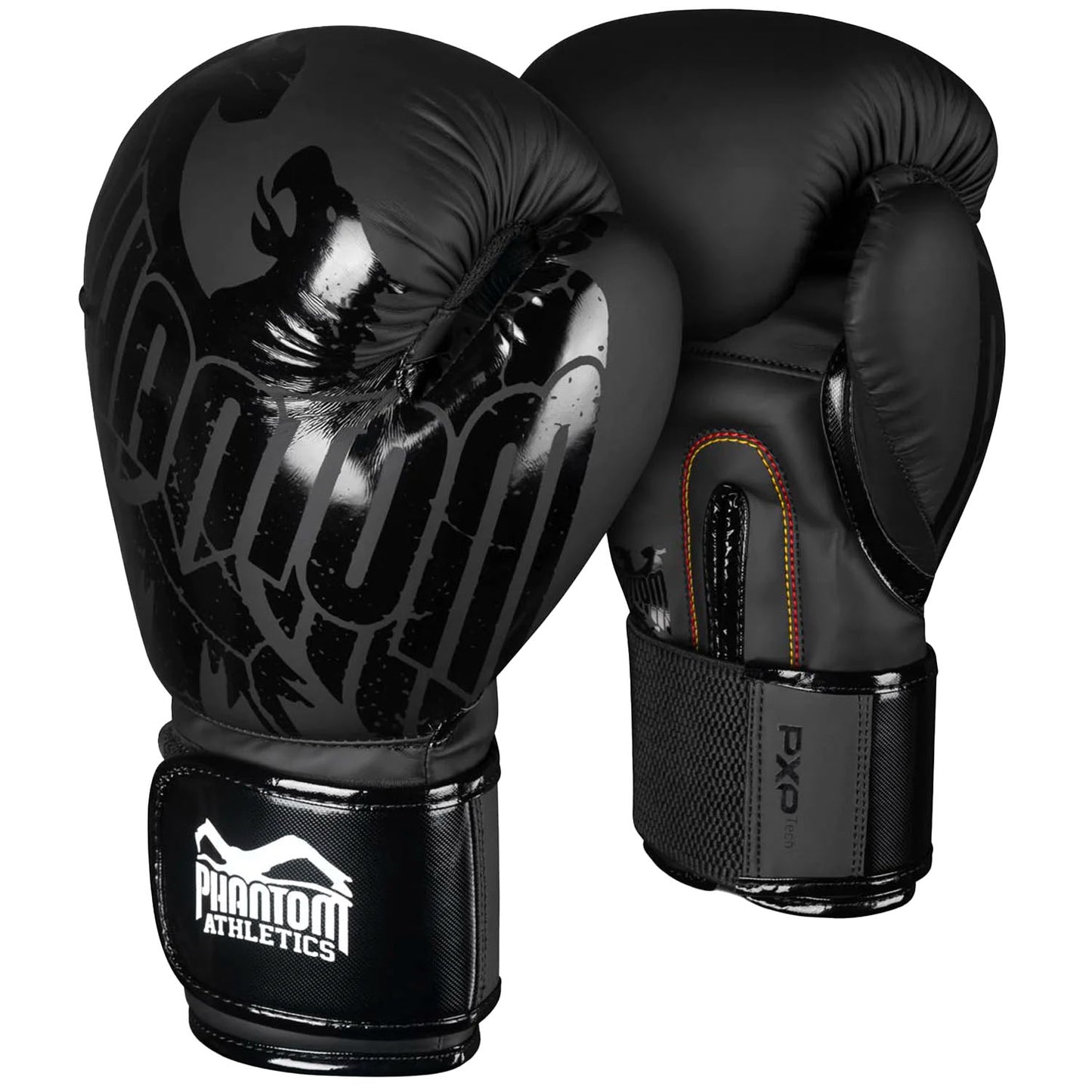 PHANTOM - ATHLETICS BOXHANDSCHUHE, GERMAN EAGLE, SCHWARZ
