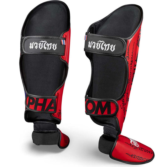 PHANTOM - ATHLETICS SCHIENBEINSCHONER, MUAY THAI, ROT