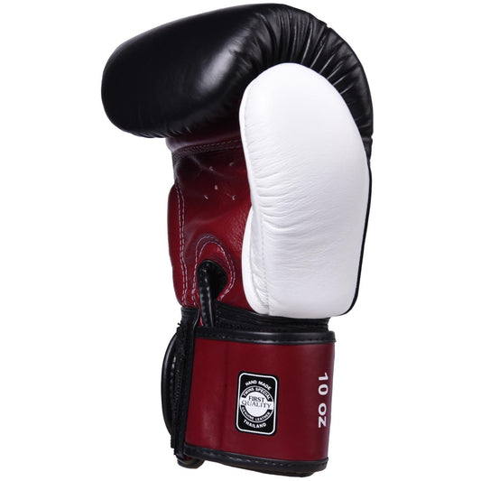 TWINS -  SPECIAL BOXHANDSCHUHE, LEDER, BGVL-4, ROT-SCHWARZ-WEISS