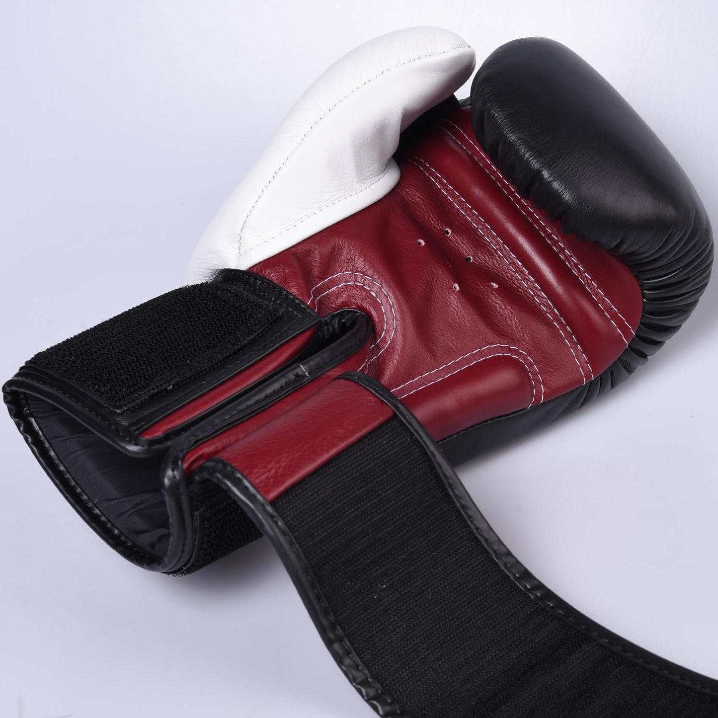 TWINS - SPECIAL BOXHANDSCHUHE, LEDER, BGVL-4, ROT-SCHWARZ-WEISS