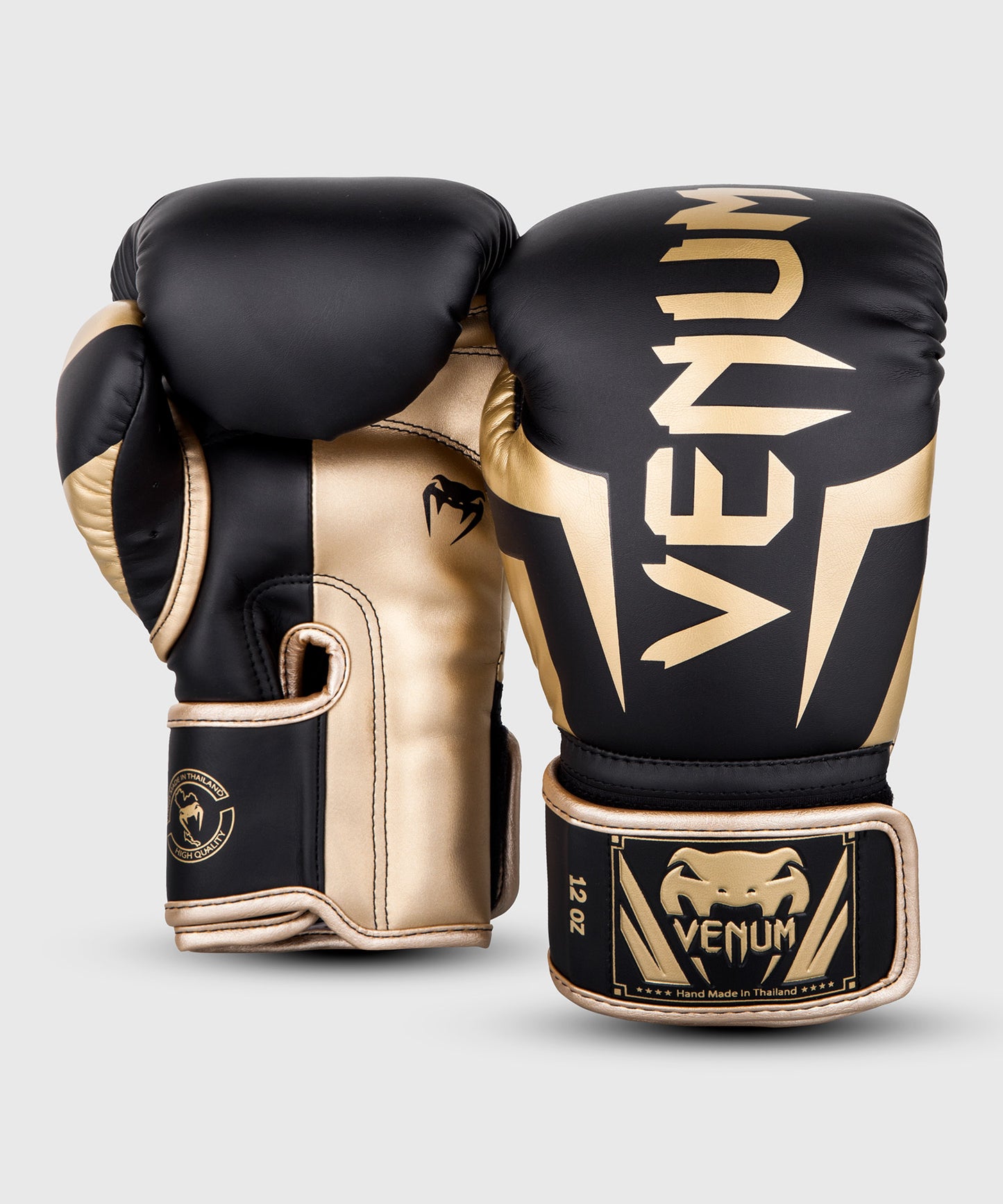 VENUM - ELITE BOXING GLOVES - BLACK/GOLD