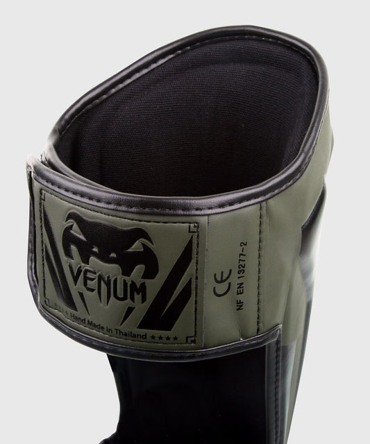 VENUM - ELITE STANDUP SHIN GUARDS - KHAKI/BLACK