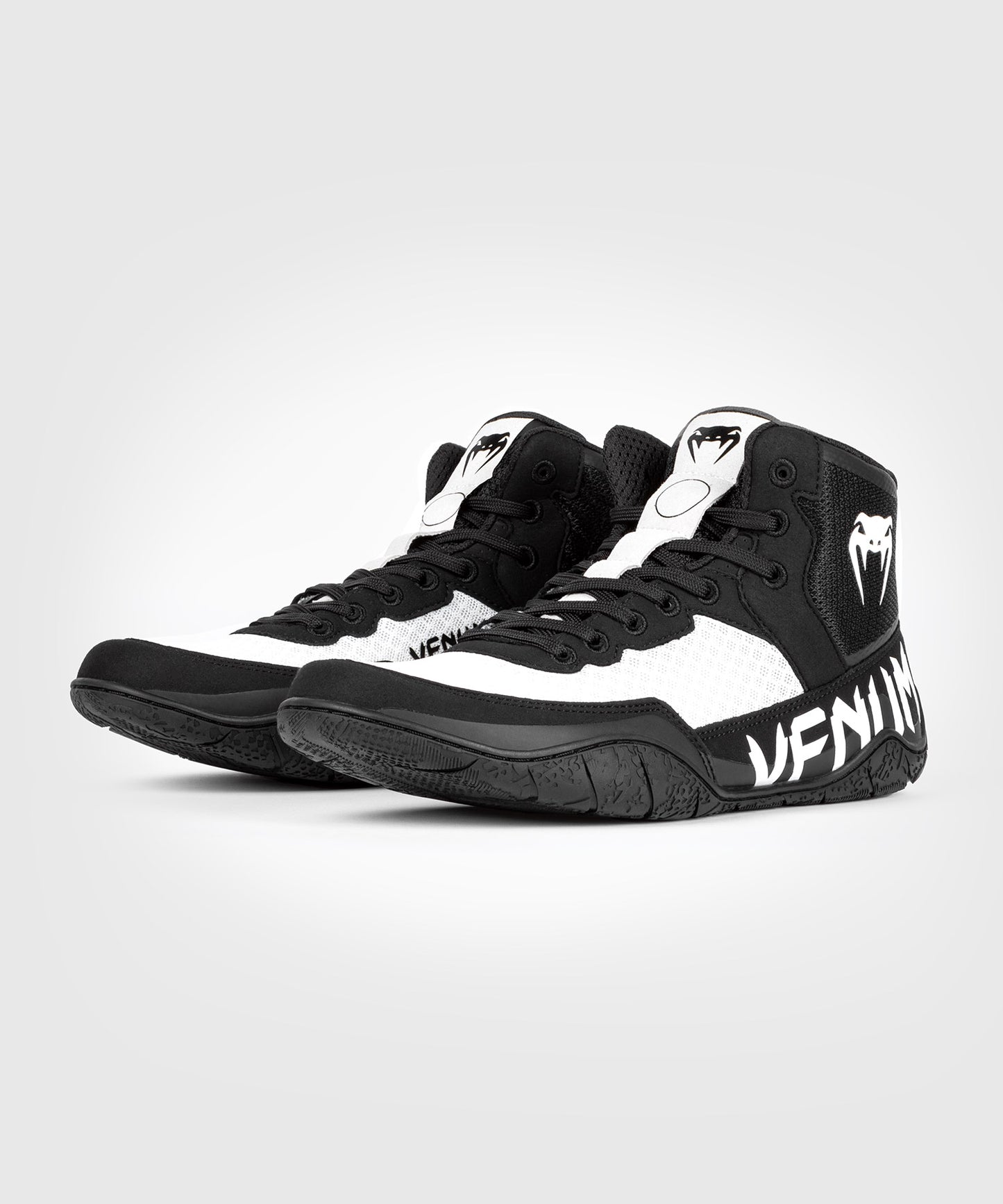 Venum - Elite Wrestling Schuhe - Schwarz/Weiß