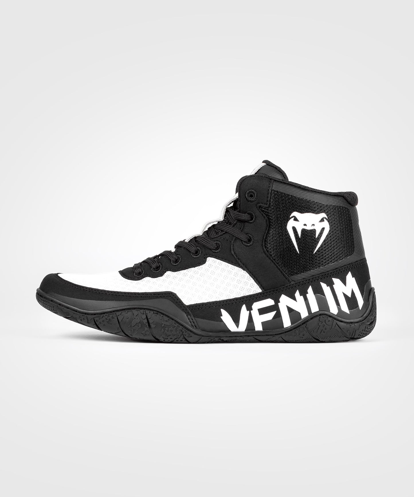Venum - Elite Wrestling Schuhe - Schwarz/Weiß