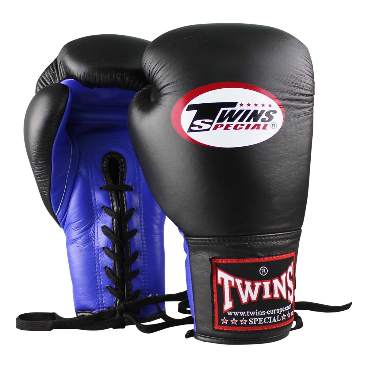TWINS - BOXHANDSCHUHE BGLL 1 LEDER BLAU SCHWARZ