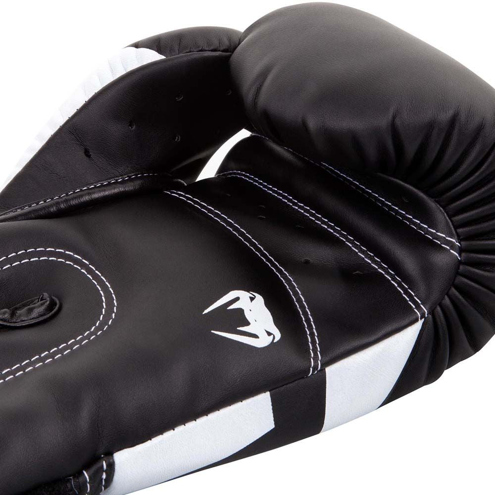 VENUM - BOXHANDSCHUHE, ELITE, SCHWARZ-WEISS