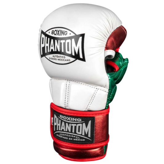 Phantom - MMA Sparring Handschuhe MEXICO - Weiß/Grün/Rot