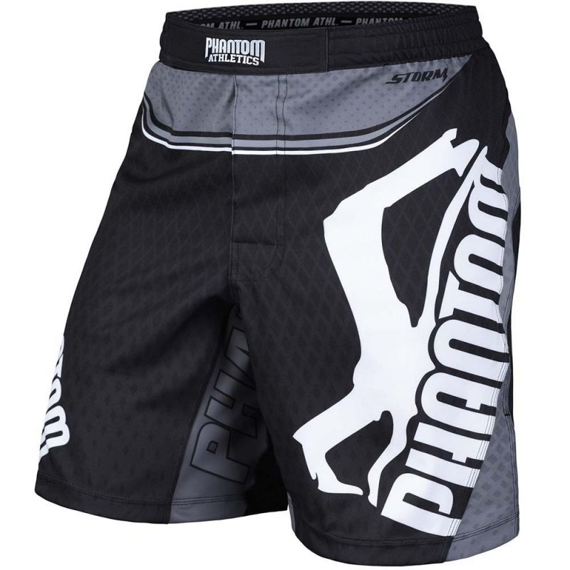 Phantom - Fightshorts Storm Nitro - Schwarz / Grau