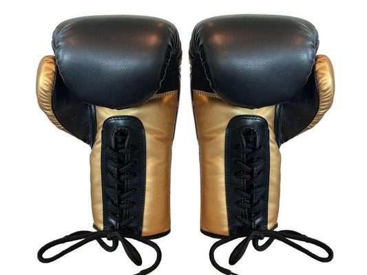 JOYA -  "COLLEBORATION MIKE'S GYM" KICKBOXING GLOVE - BLACK-GOLD