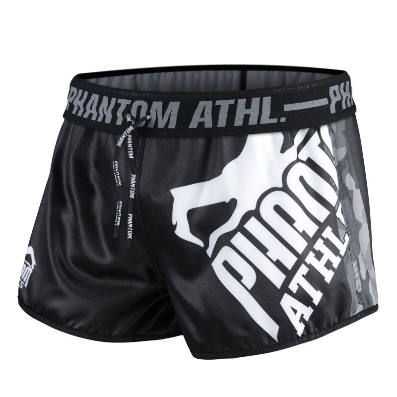 Phantom - Fightshorts REVOLUTION - Schwarz Camo