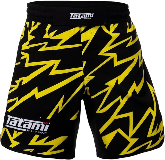 TATAMI - RECHARGE FIGHT SHORTS SCHWARZ- Gelb