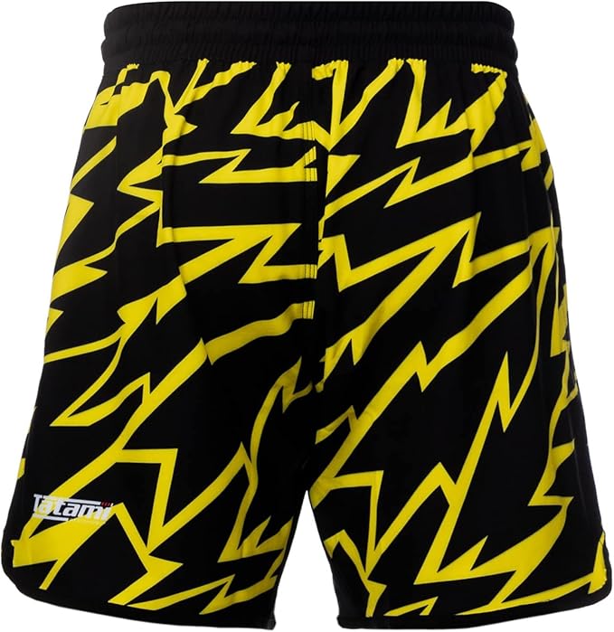 TATAMI - RECHARGE FIGHT SHORTS SCHWARZ- Gelb