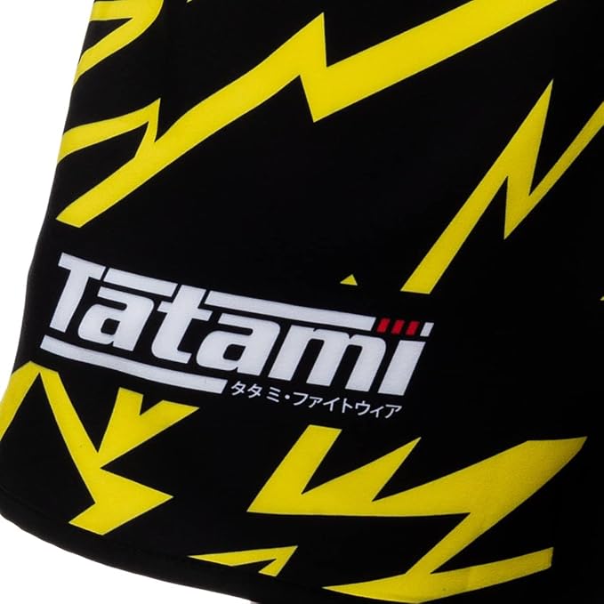 TATAMI - RECHARGE FIGHT SHORTS SCHWARZ- Gelb