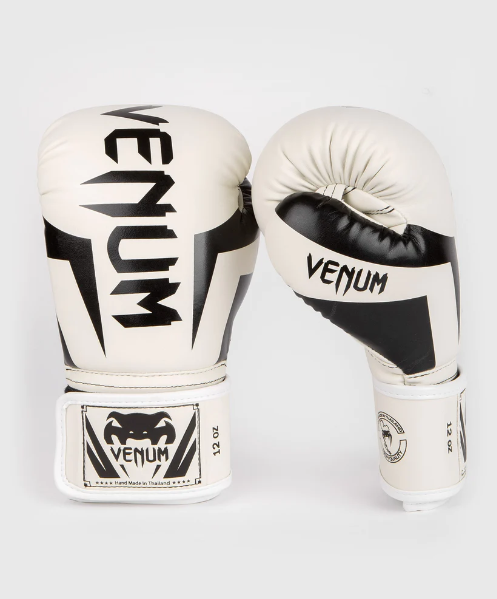 Venum- Elite Boxhandschuhe - Weiß/Schwarz