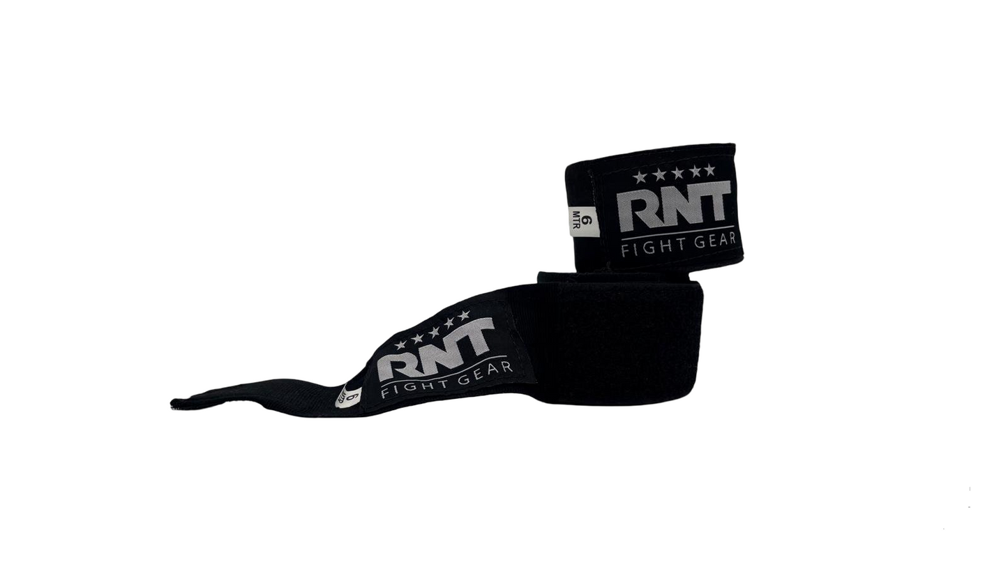RUFF N TUFF - BOXBANDAGEN - 6 M Extra Lang Schwarz