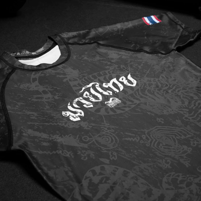 Phantom - Rashguard Muay Thai - Schwarz