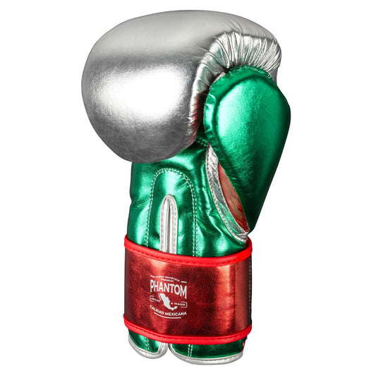 Phantom -Boxhandschuhe MEXICO - Silber/Grün/Rot