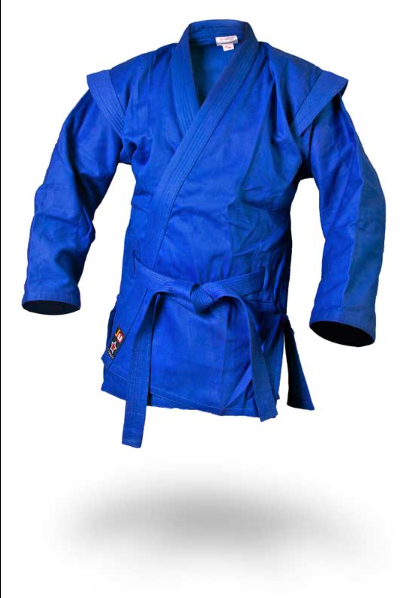 Ju-sports - Sambo Jacke - Kurtka - blau inkl. Gürtel