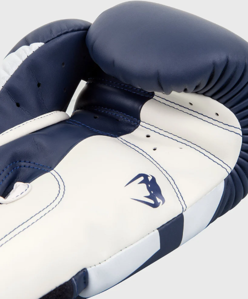 Venum- Elite Boxhandschuhe - Weiß/Marineblau