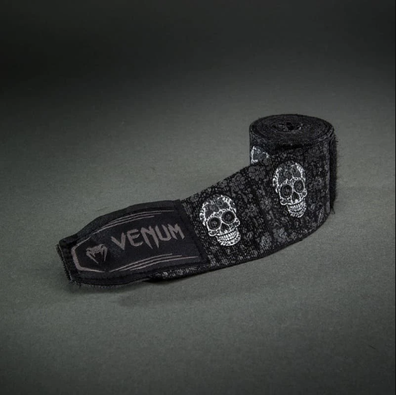 Venum - Kontact Evo Santa Muerte Boxing Bandagen - Schwarz/Weiß