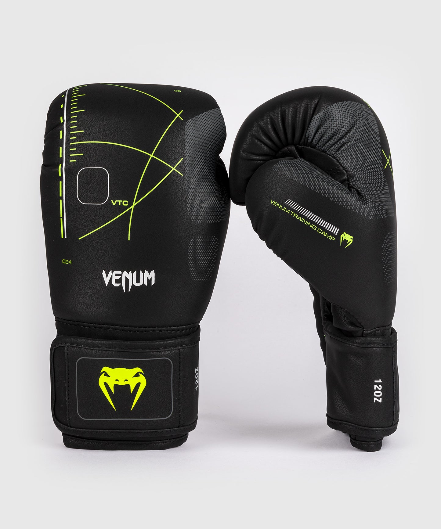 Venum - Training Camp 4.0 Boxhandschuhe - Schwarz/Neongrün