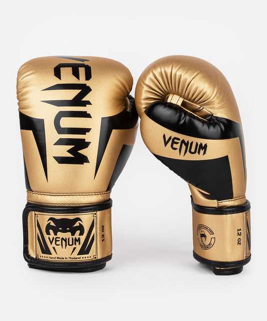 VENUM ELITE BOXHANDSCHUHE - GOLD/SCHWARZ