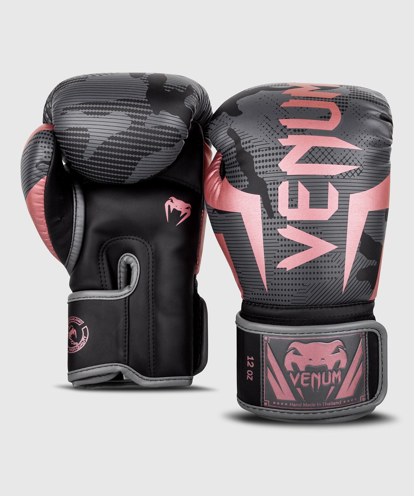 VENUM ELITE BOXHANDSCHUHE - SCHWARZ/ROSAGOLD