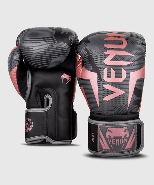 VENUM ELITE BOXHANDSCHUHE - SCHWARZ/ROSAGOLD