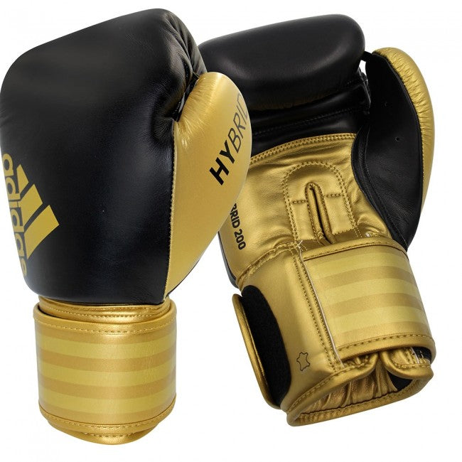 Adidas - Hybrid 200 Boxhandschuhe Schwarz/Gold