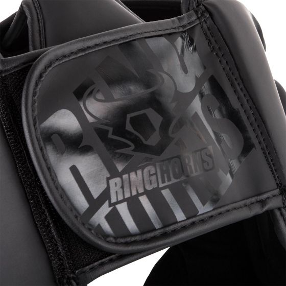 RINGHORNS CHARGER HEADGEAR-BLACK/BLACK