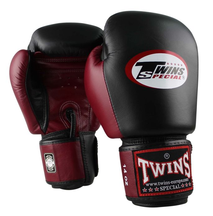 Twins Special - Boxhandschuhe BGVL 3 Schwarz/Weinrot