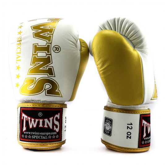 Twins Special BGVL 8 Boxhandschuhe Weiß-Gold