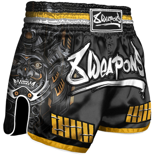 8 WEAPONS -  MUAY THAI SHORTS, SAMURAI 2.0, GOLD