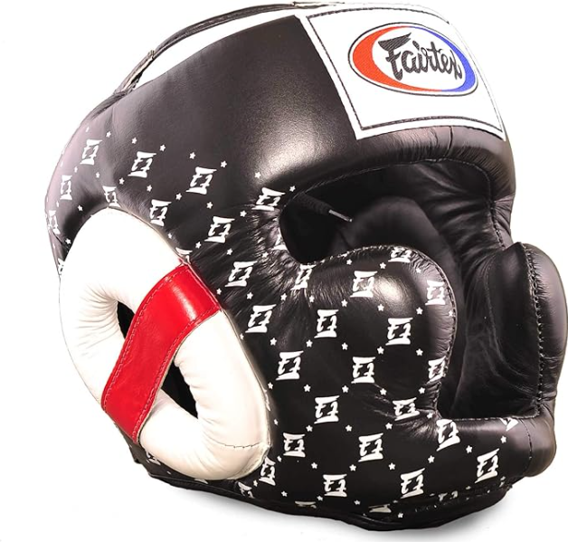 Fairtex -  Leder Kopfschutz "Super Sparring HG10