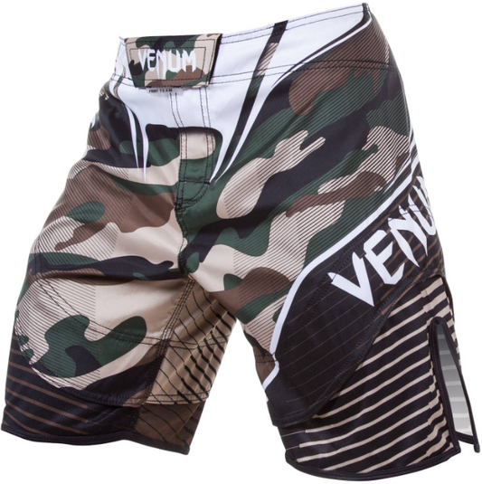 VENUM -  CAMO HERO FIGHTSHORTS - GREEN/BROWN