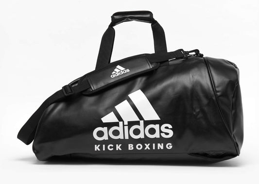 adidas -  2in1 Bag "Kickboxing" black/white PU, adiACC051KB