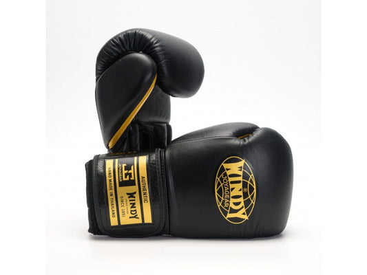 WINDY XJOYAGEAR - BOXHANDSCHUHE SCWARZ/GOLD