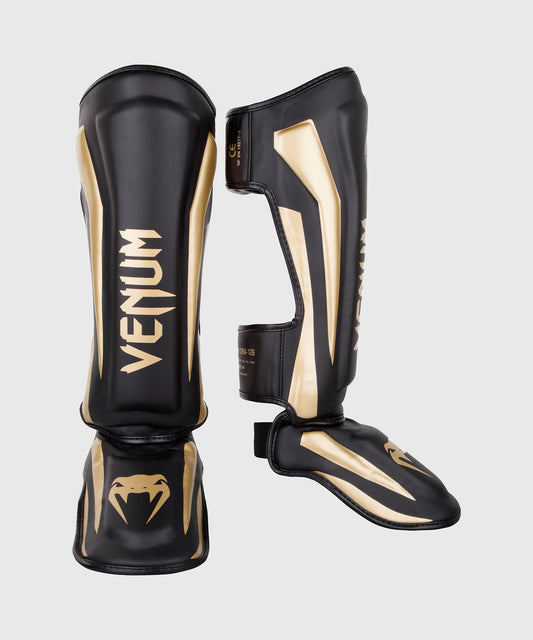 VENUM -  ELITE STANDUP SHIN GUARDS - BLACK/GOLD