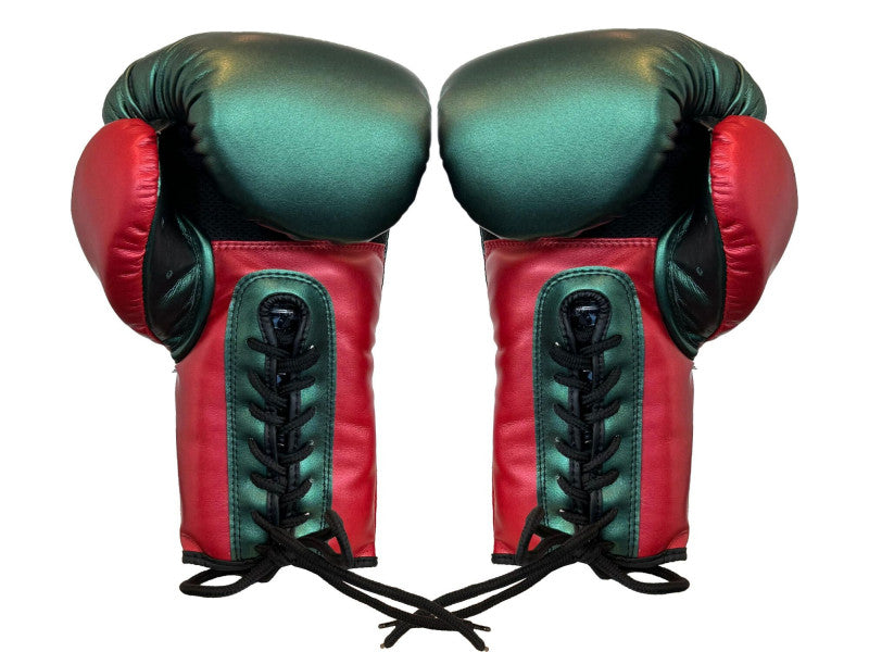 JOYAGEAR -  COLLEBORATION MIKE'S GYM" KICKBOXING GLOVE - RED-GREEN