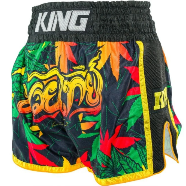 KING  - MUAY THAI SHORTS,KPB WEED