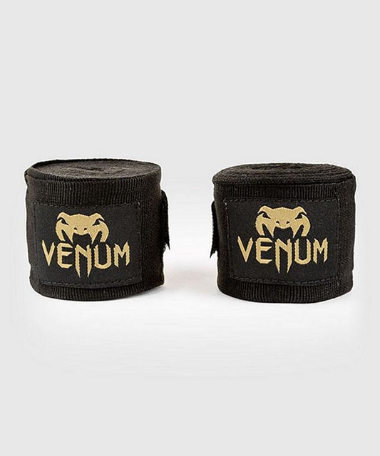 Venum -  Kontakt Boxbandagen - 4 m - Schwarz/Gold