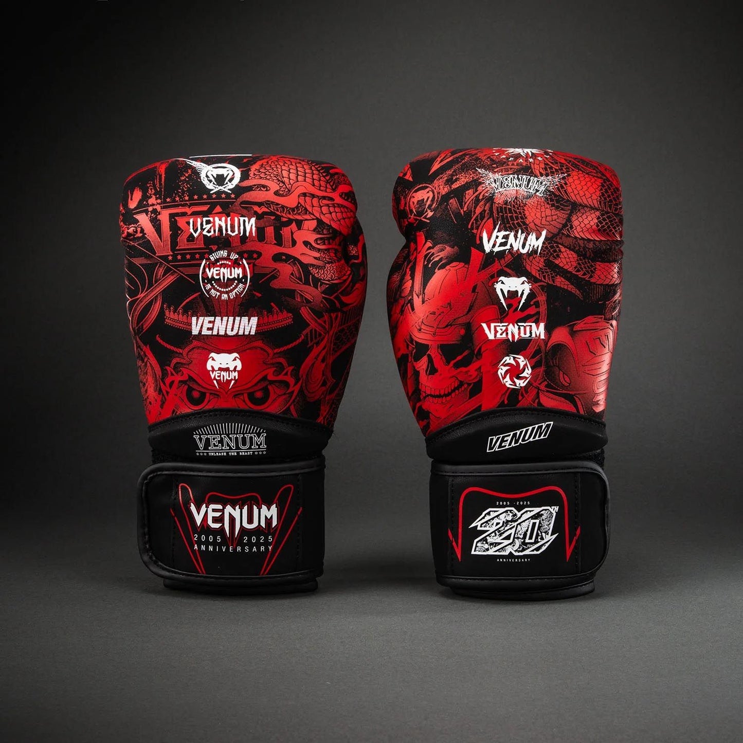VENUM -  Boxhandschuhe, 20Th Anniversary, schwarz-rot