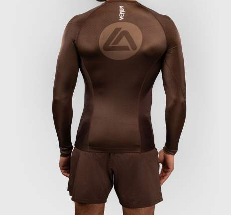 Venum  - Roger Gracie Academy Langarm Rashguard - Dunkelbraun