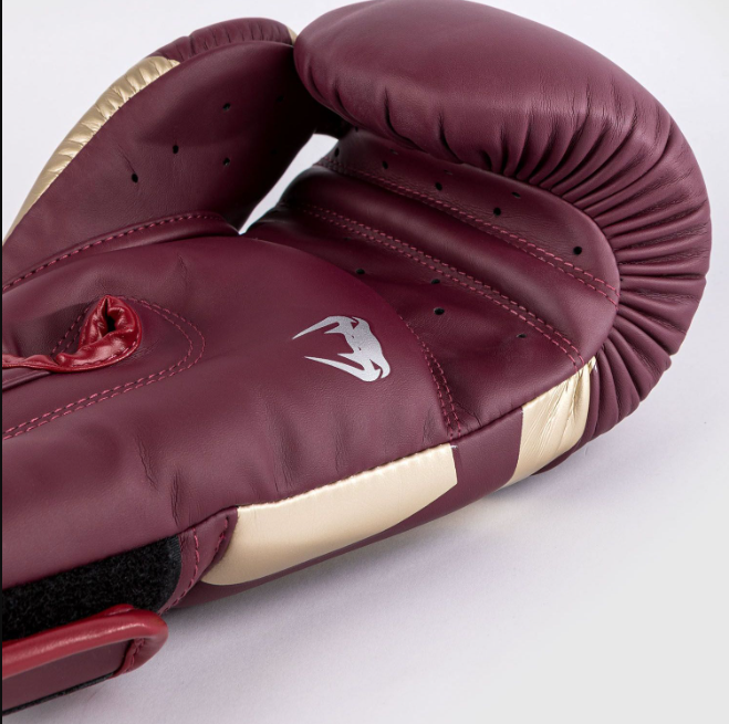 Venum -  Elite Boxhandschuhe - Burgund/Gold