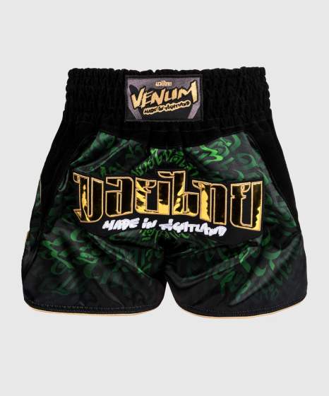 VENUM -  ATTACK MUAY THAÏ SHORT - BLACK/GREEN