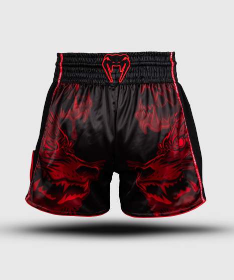 Venum  - Wolf Atak, Muay-Thai-Shorts – Schwarz/Rot