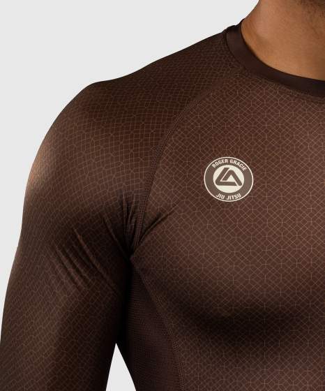 Venum  - Roger Gracie Academy Langarm Rashguard - Dunkelbraun