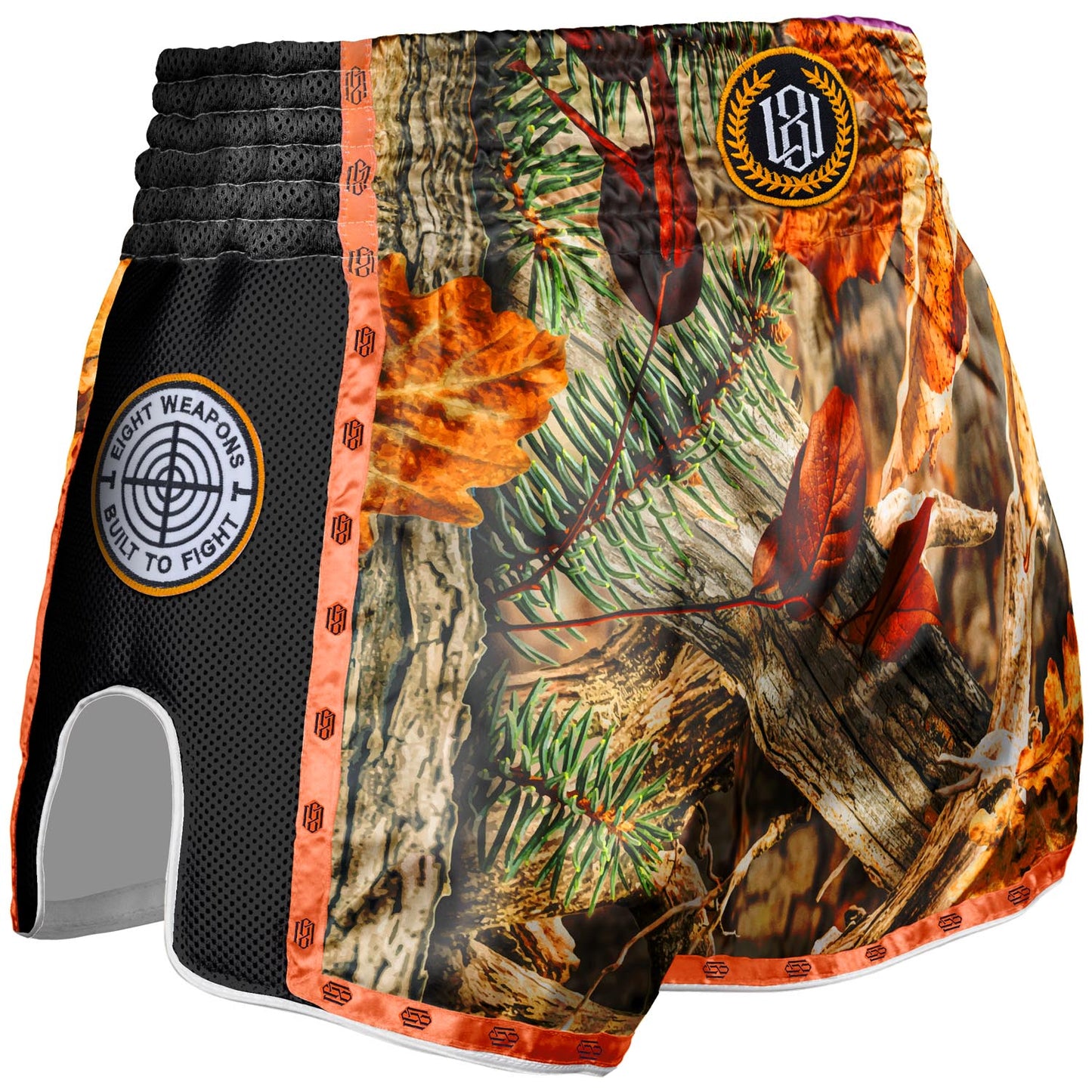 8 WEAPONS -  Muay Thai Shorts, Hunter, Autumn Camo